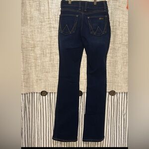 Wrangler Blue Boot Cut Jeans with Decorative details